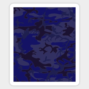 Night Blue Urban camouflage Sticker